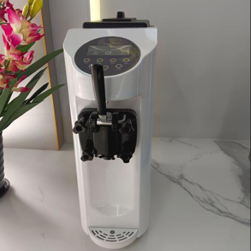 Commercial Kitchen Ice Machine - เครื่องทำไอศกรีมสำหรับครัวเชิงพาณิชย์ เครื่องทำไอศกรีมโยเกิร์ตแบบนุ่ม CE อุปกรณ์ทำอาหาร 220V
