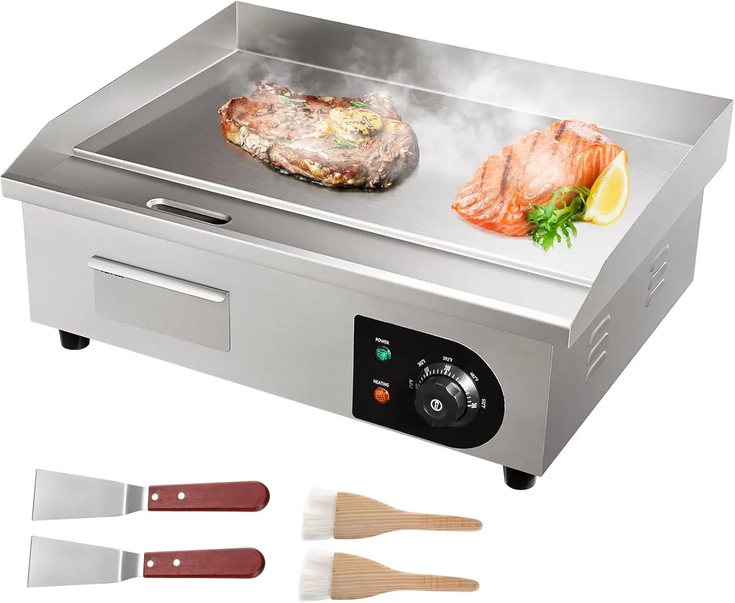 Electric Griddle Flat Top - Nordic Commercial 22 