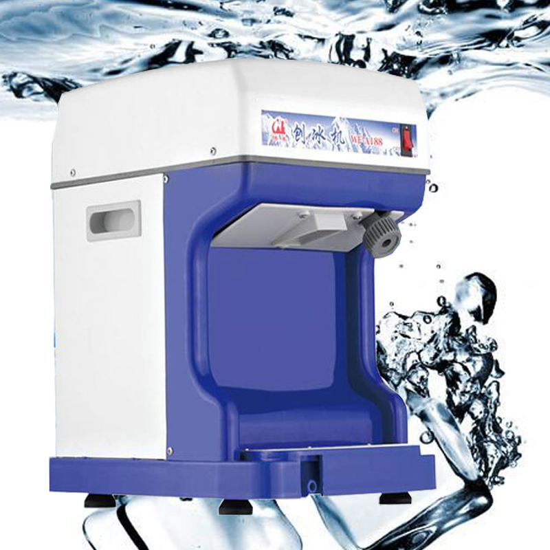 Commercial Kitchen Ice Machine - เครื่องบดน้ำแข็งไฟฟ้าแบบลูกบาศก์สำหรับครัวเชิงพาณิชย์ อุปกรณ์ทำน้ำแข็งไส 1.8 กก./นาที เครื่องทำน้ำแข็งไสอัตโนมัติ