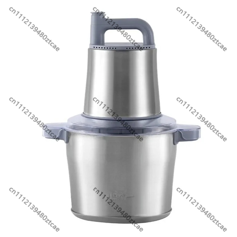 Commercial Kitchen Grinder - เครื่องบดเนื้อไฟฟ้าสแตนเลส 6 ลิตรอเนกประสงค์สำหรับใช้ในบ้านและเชิงพาณิชย์ ปรับความเร็วได้ 2 ระดับ
