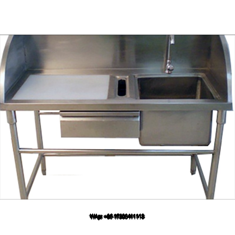 Commercial Kitchen Sink - โต๊ะทำงานครัวสแตนเลสคุณภาพดีที่สุดสำหรับทำความสะอาดปลา พร้อมอ่างล้าง