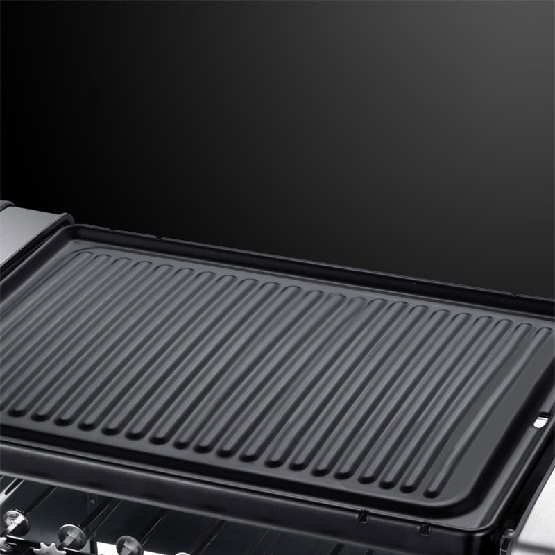Electric Griddle Flat Top - เครื่องย่างไฟฟ้าแบบใช้ในบ้าน พร้อมถาดย่างเคลือบกันติด ปราศจากควัน หม้อไฟอเนกประสงค์ กระทะไฟฟ้าอเนกประสงค์ เทปปันยากิ