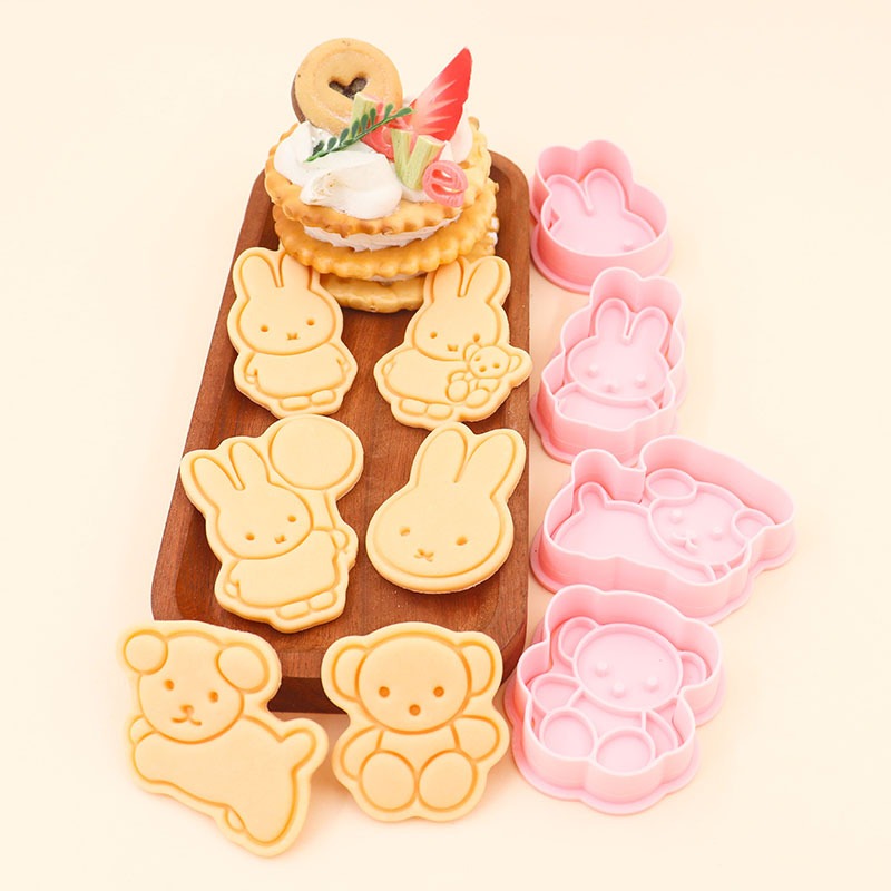 Commercial Kitchen Items - แม่พิมพ์คุกกี้ลายการ์ตูนมิฟฟี่สุดฮิต น่ารัก สร้างสรรค์ ทำเองได้ แม่พิมพ์พิมพ์ขนมปัง/บิสกิต อุปกรณ์ทำขนม