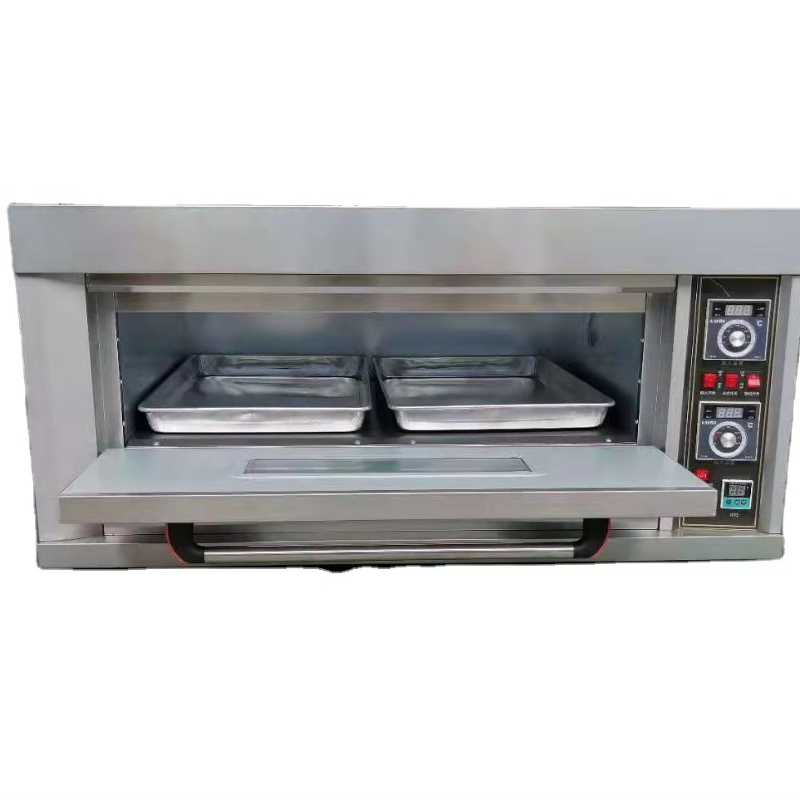 Commercial Kitchen Counter - เตาอบแก๊สเชิงพาณิชย์ 220V 110V พร้อมเตาอบในตัวสำหรับครัวเชฟ