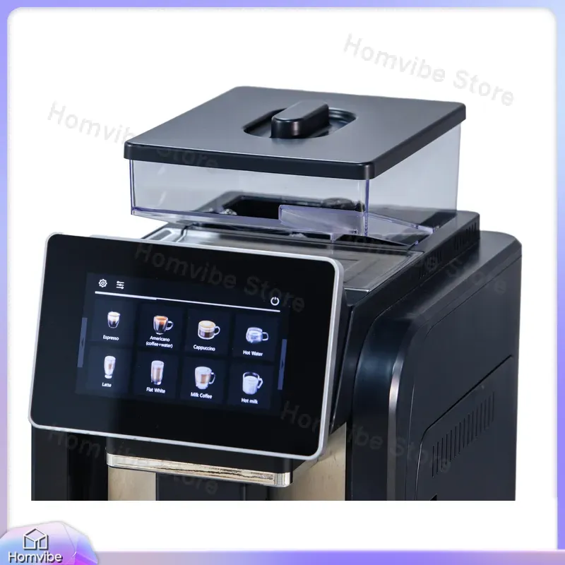 Commercial Kitchen In Home - เครื่องชงกาแฟเอสเพรสโซ่อัตโนมัติแบบหน้าจอสัมผัสระดับมืออาชีพ พร้อมปรับระดับความเข้มข้นได้ เหมาะสำหรับใช้ในสำนักงาน บ้าน และครัว