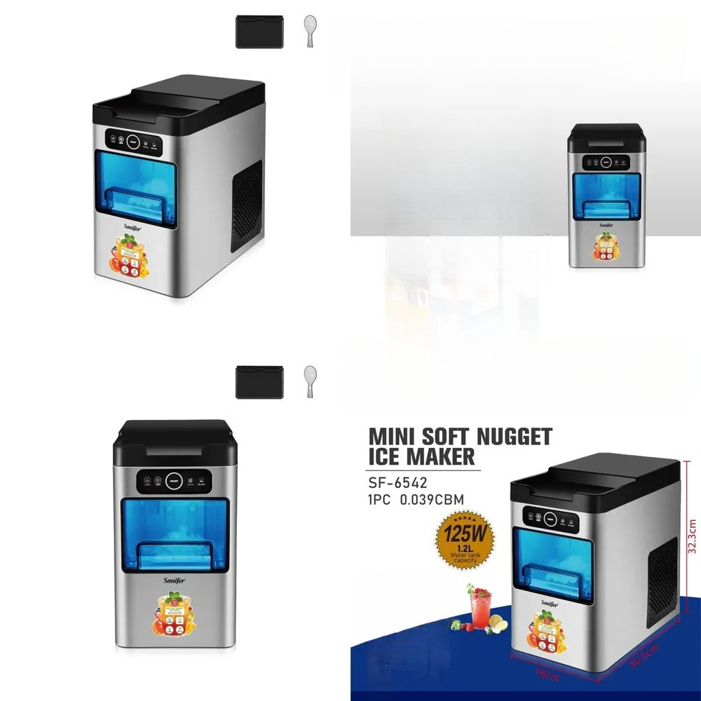Commercial Kitchen Ice Machine - SF-6542 เครื่องทำน้ำแข็งอัตโนมัติ 15 กก. ต่อวัน แบบพกพา