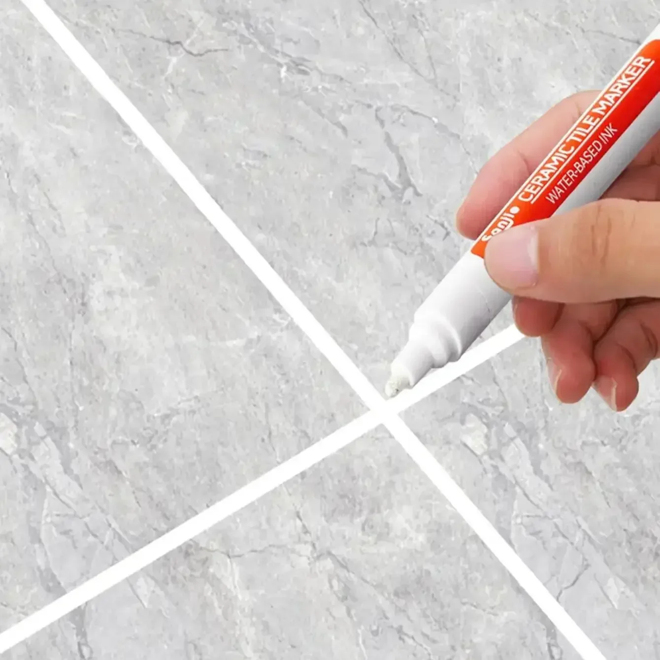 Commercial Kitchen Tiles - ปากกาเขียนรอยยาแนวกระเบื้องเซรามิกกันเชื้อราและกันน้ำ สำหรับซ่อมแซมผนังและพื้นห้องครัวห้องน้ำ