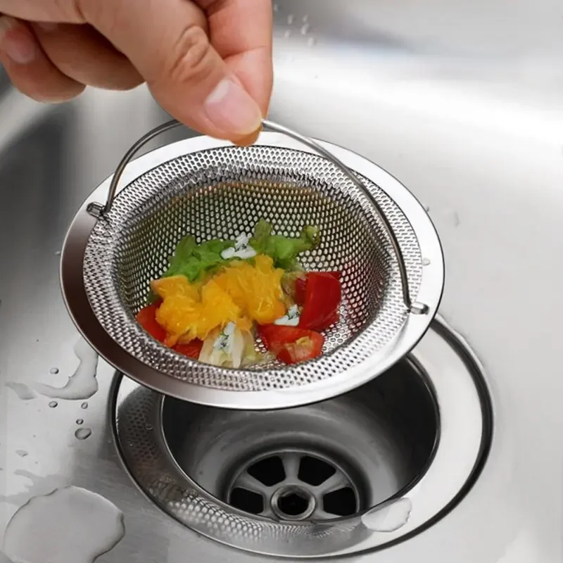 Commercial Kitchen Sink - ตัวกรองอ่างล้างจานสแตนเลส 1 ชิ้น, ตัวดักเศษอาหาร/เส้นผม, ช่วยรักษาอ่างอาบน้ำของคุณ