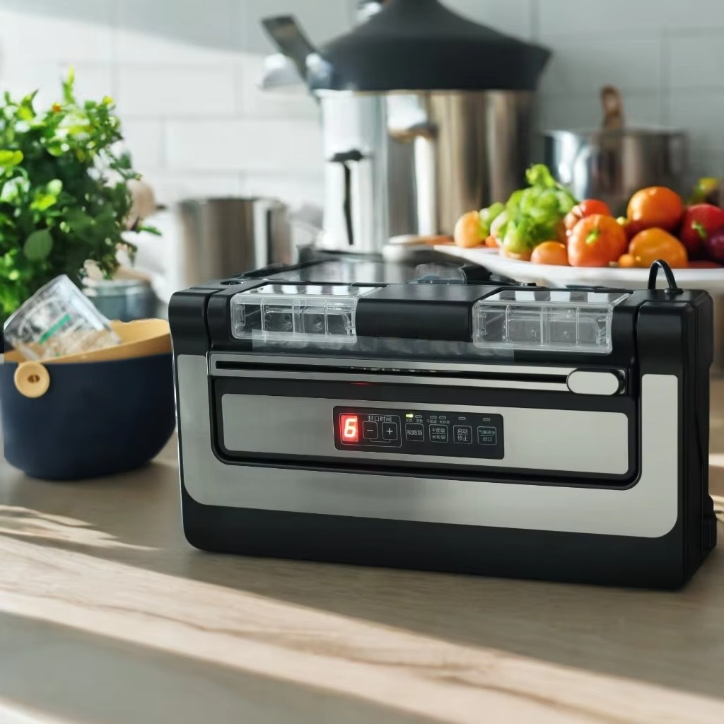 Vacuum Sealer - เครื่องซีลสูญญากาศไฟฟ้าขนาด 300 มม. สำหรับใช้ในครัวเรือน ภายนอกอาคาร ครัว