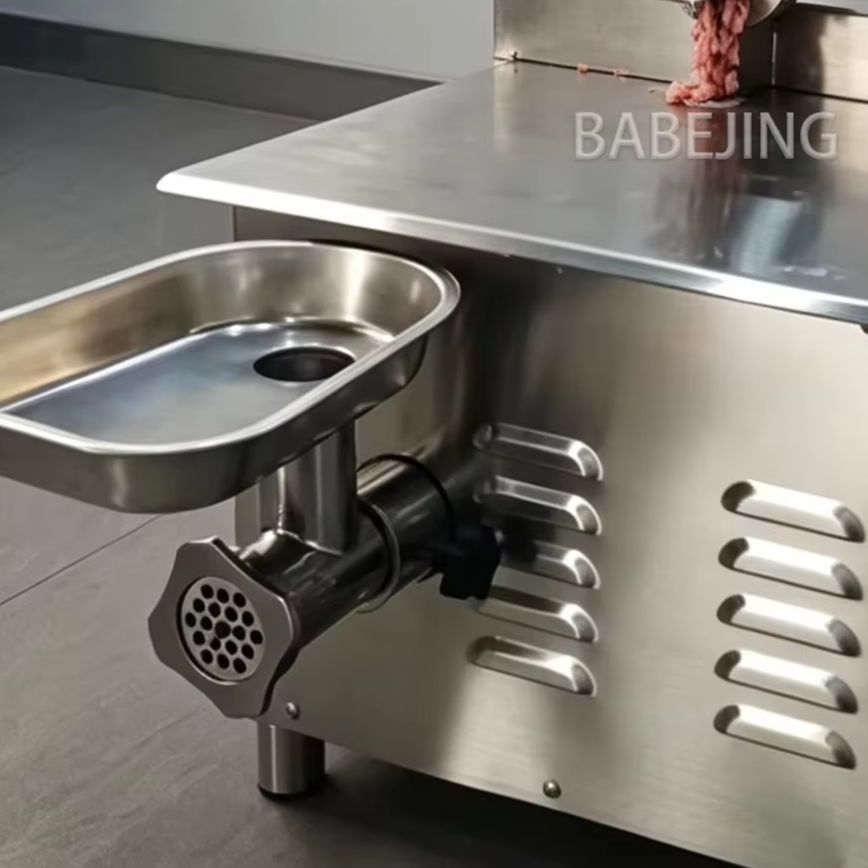 Commercial Kitchen Grinder - เครื่องบดเนื้อเชิงพาณิชย์ เครื่องตัดกระดูกแบบลูกเต๋า เครื่องแปรรูปอาหาร อุปกรณ์ครัวยอดนิยมสำหรับธุรกิจ
