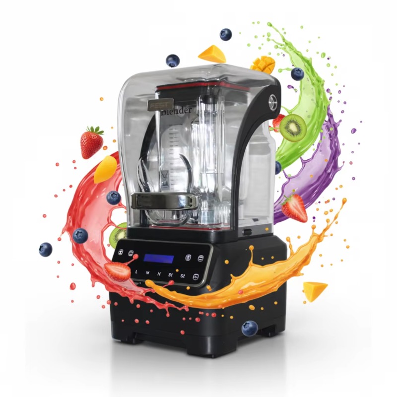 Commercial Kitchen Ice Machine - เครื่องปั่นน้ำแข็งอุตสาหกรรมความเร็วสูง รุ่นใช้งานหนัก ความจุ 2 ลิตร สำหรับร้านอาหาร