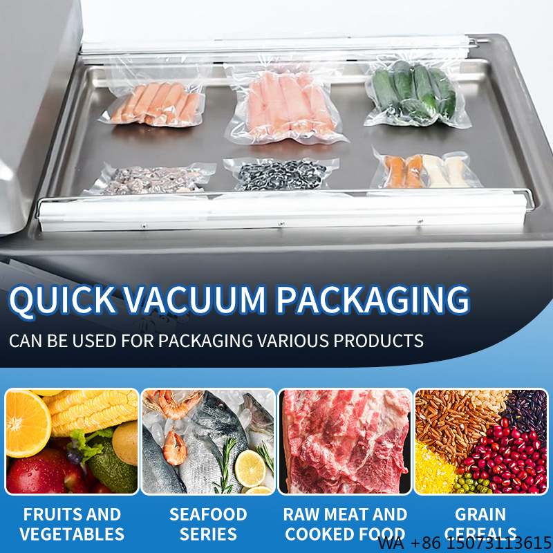 Commercial Kitchen In Home - เครื่องซีลสูญญากาศแบบสองห้อง รุ่น DZ-500 สำหรับบรรจุภัณฑ์แบบซอง ผลิตโดยโรงงานผู้ผลิตเครื่องซีลสูญญากาศแบบสองห้อง