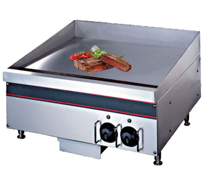 Electric Griddle Flat Top - เตาไฟฟ้าเชิงพาณิชย์แบบสเตนเลสสตีล พร้อมกระทะบาร์บีคิว