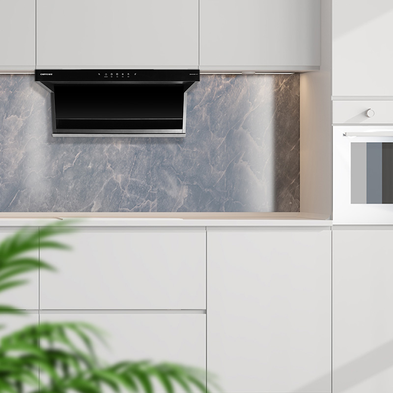 Commercial Kitchen Exhaust Cleaning - เครื่องดูดควันติดผนังสแตนเลสแบบสมาร์ทสำหรับเชิงพาณิชย์ ODM OEM ทำความสะอาดง่าย ดูดควันในครัว กระจก
