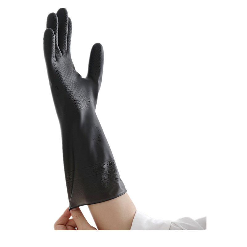 1คู่ถุงมือสีดำบ้านทำความสะอาดถ - Commercial Kitchen Gloves บทวิจารณ์และราคา