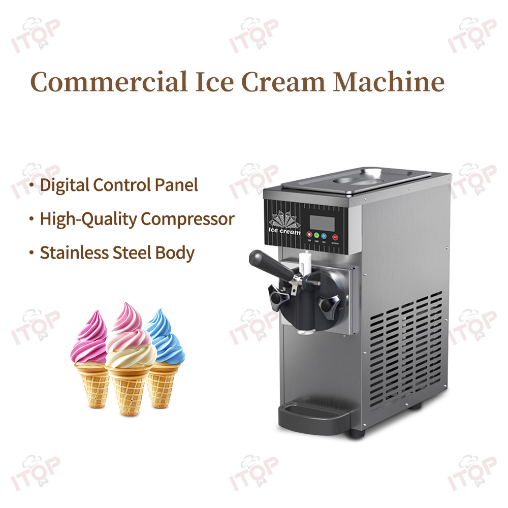 เครื่องทำไอศกรีมเชิงพาณิชย์ยอด - Commercial Kitchen Ice Machine บทวิจารณ์และราคา