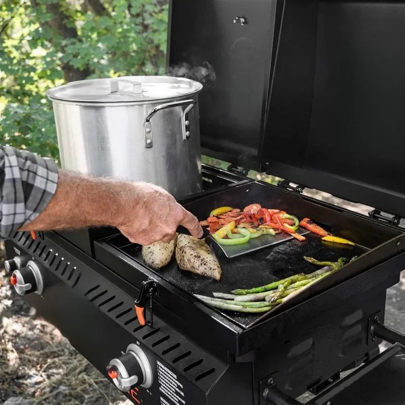 เตาบาร์บีคิวแบบพกพา ทนทาน หน้า - Electric Griddle Flat Top บทวิจารณ์และราคา