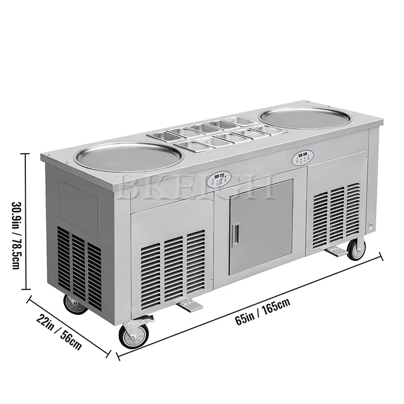 เครื่องทอดไอศกรีมแบบอัตโนมัติข - Commercial Kitchen Ice Machine บทวิจารณ์และราคา