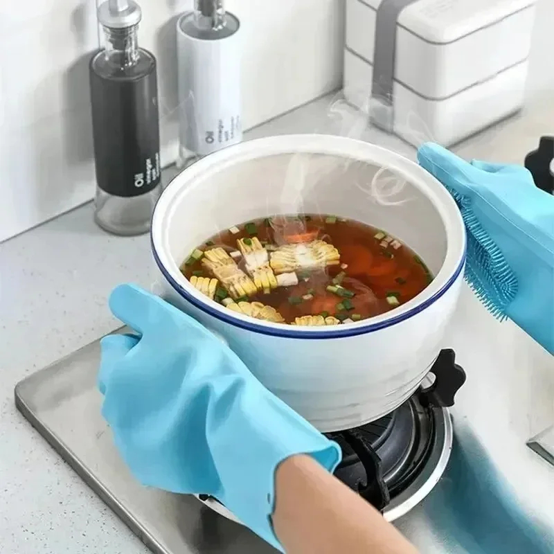 ถุงมือซิลิโคนอเนกประสงค์สำหรับ - Commercial Kitchen Gloves บทวิจารณ์และราคา