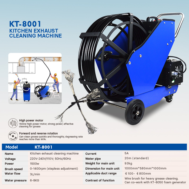 เครื่องทำความสะอาดท่อระบายน้ำม - Commercial Kitchen Exhaust Cleaning บทวิจารณ์และราคา