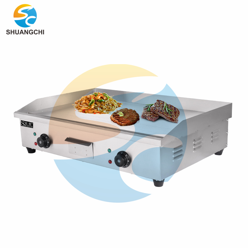 เตาไฟฟ้าแบบแบนสเตนเลสสตีลยี่ห้ - Electric Griddle Flat Top บทวิจารณ์และราคา