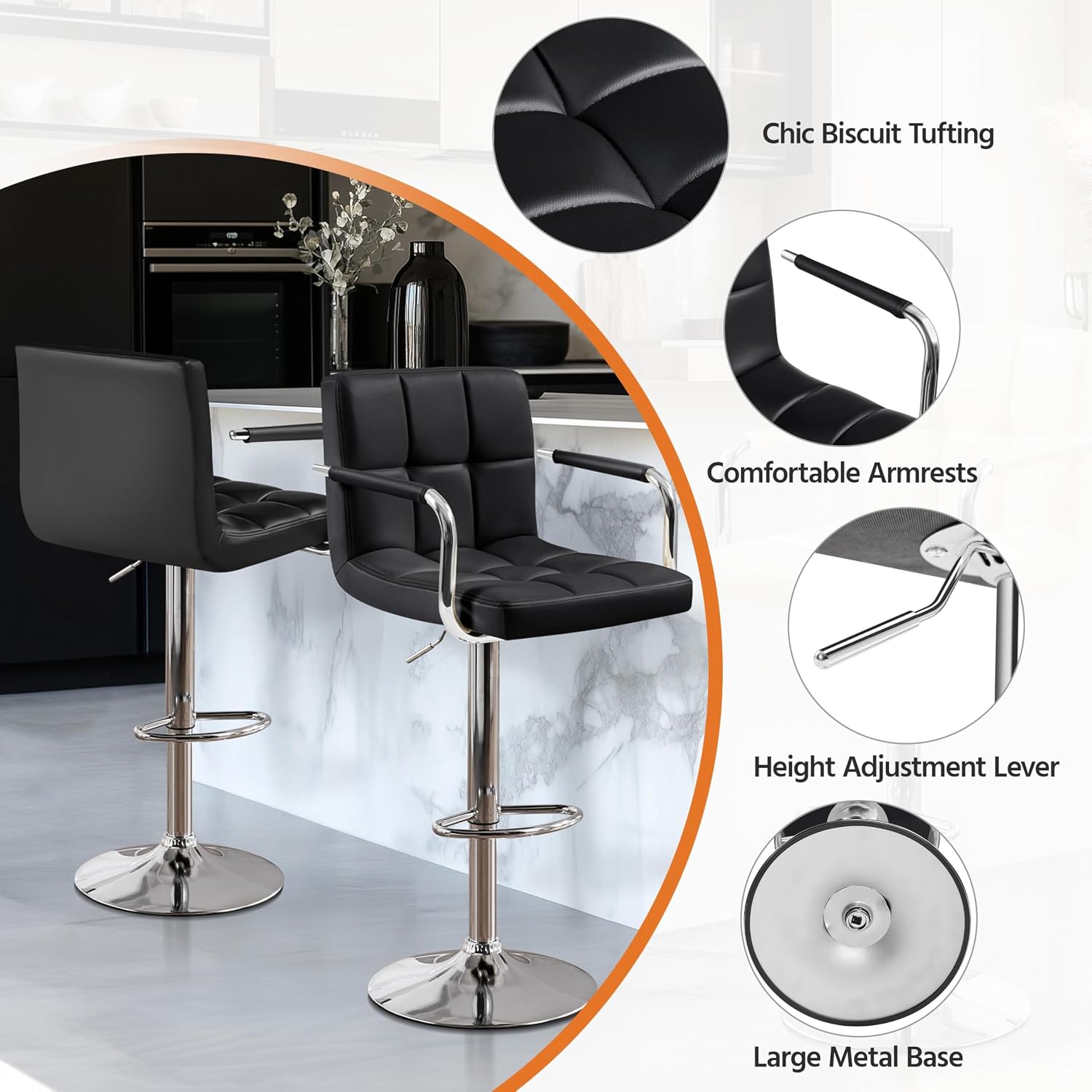เก้าอี้บาร์ชุด 2 ตัว, เก้าอี้บ - Commercial Kitchen Counter บทวิจารณ์และราคา