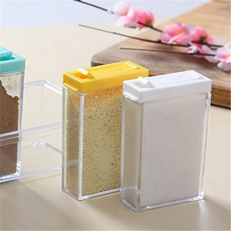 โปร่งใสเครื่องปรุงรสหกตารางกล่ - Commercial Kitchen Items บทวิจารณ์และราคา