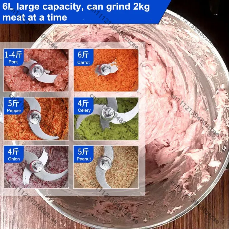 เครื่องบดเนื้อไฟฟ้าสแตนเลส 6 ล - Commercial Kitchen Grinder บทวิจารณ์และราคา