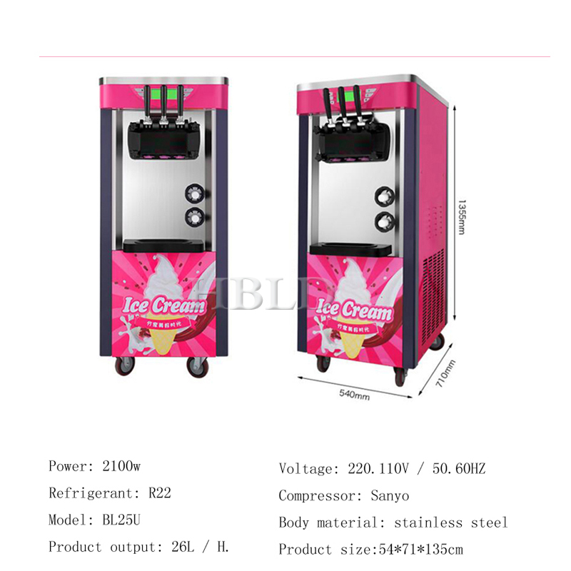 เครื่องทำไอศกรีมซอฟต์เสิร์ฟสแต - Commercial Kitchen Ice Machine บทวิจารณ์และราคา