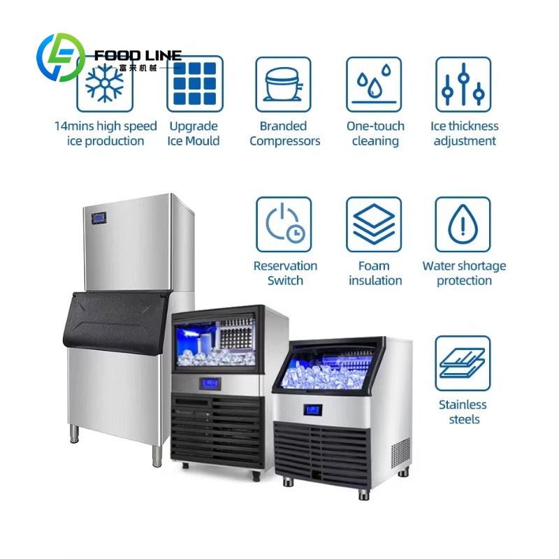 เครื่องทำน้ำแข็งเชิงพาณิชย์สำห - Commercial Kitchen Ice Machine บทวิจารณ์และราคา