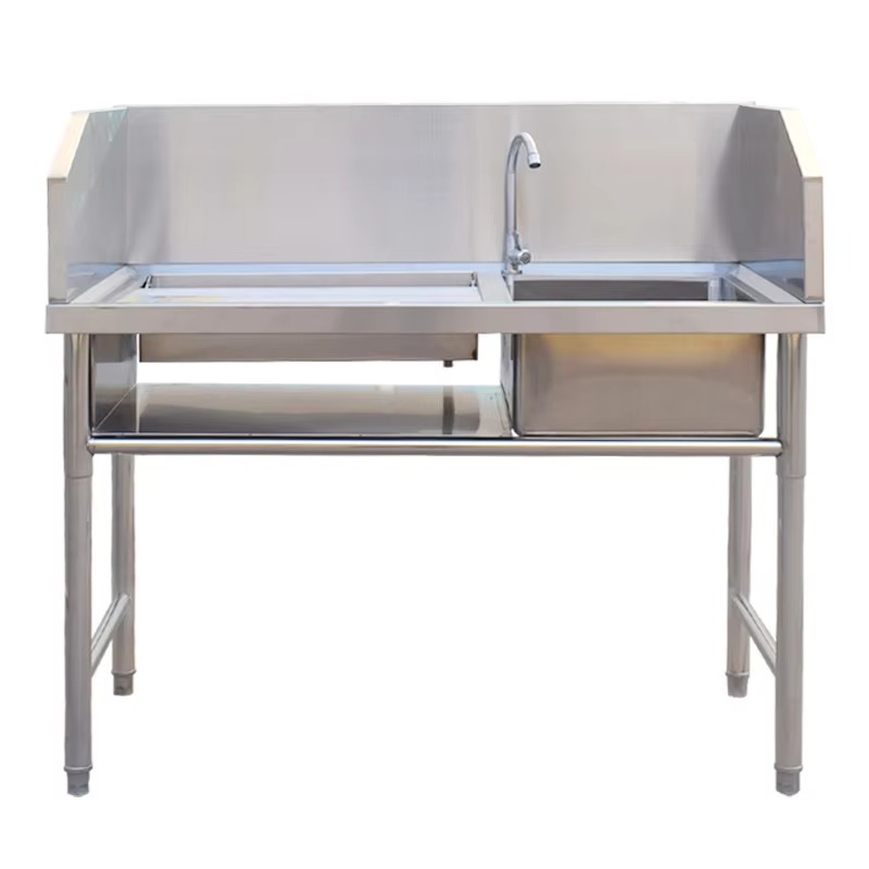 โต๊ะทำงานครัวสแตนเลสคุณภาพดีที - Commercial Kitchen Sink บทวิจารณ์และราคา