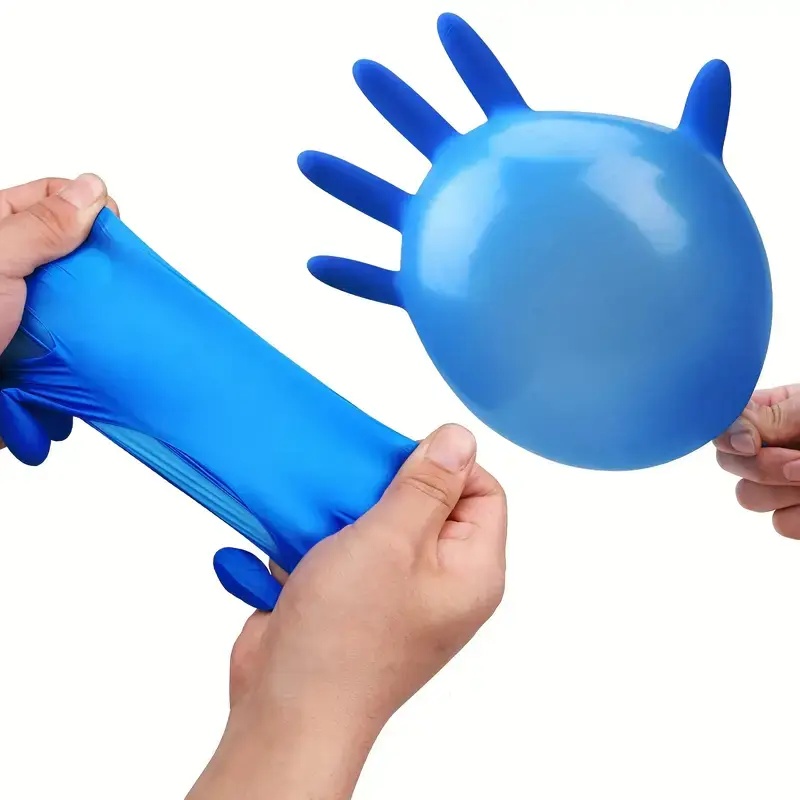 20-50-100PCS ถุงมือไนไตรล์สีฟ้ - Commercial Kitchen Gloves บทวิจารณ์และราคา
