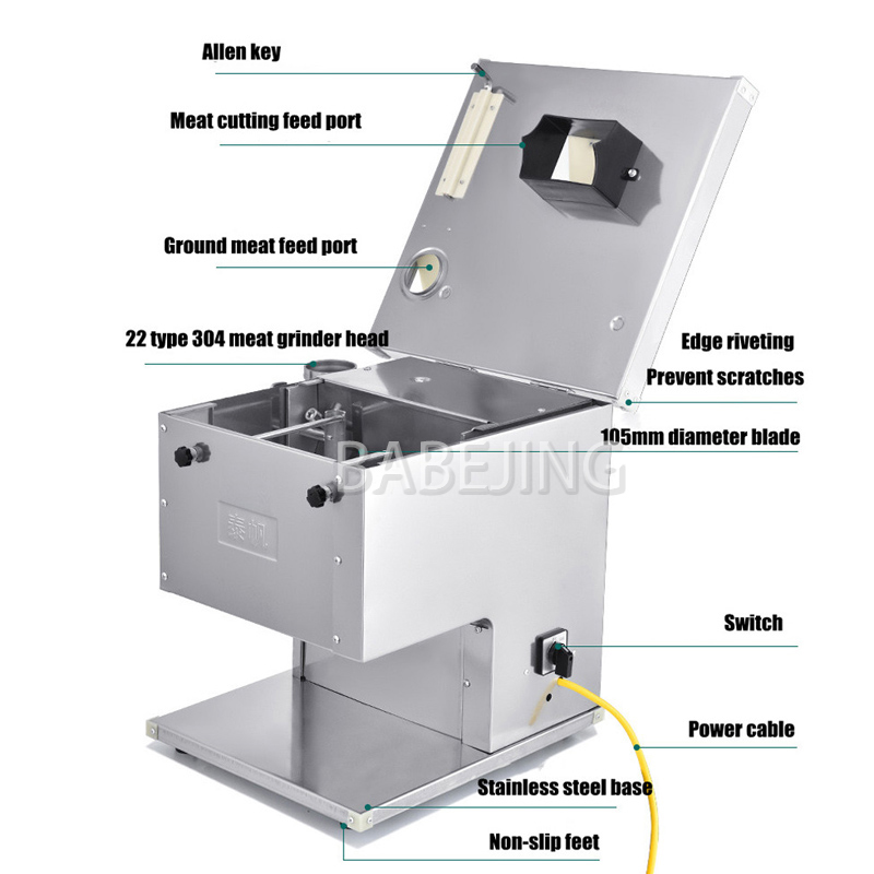 เครื่องตัดเนื้อไฟฟ้าอัตโนมัติเ - Commercial Kitchen Grinder บทวิจารณ์และราคา
