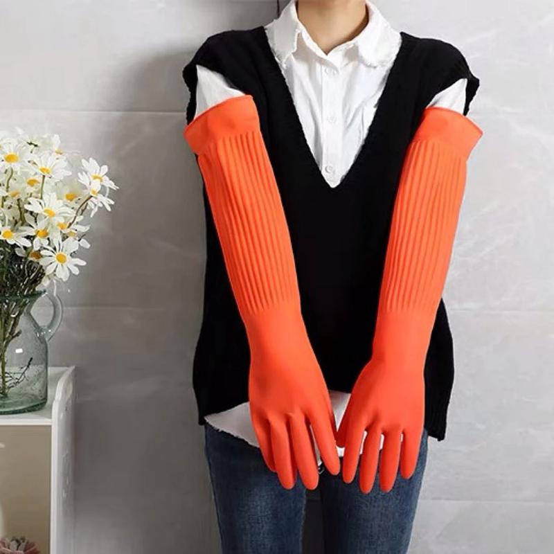 ถุงมือยางทำความสะอาดแบบยาวพิเศ - Commercial Kitchen Gloves บทวิจารณ์และราคา