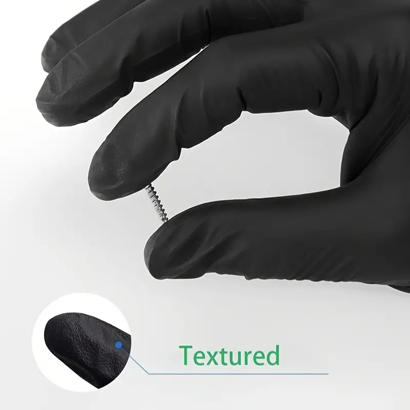 ถุงมือไนไตรล์กันน้ำแบบใช้แล้วท - Commercial Kitchen Gloves บทวิจารณ์และราคา