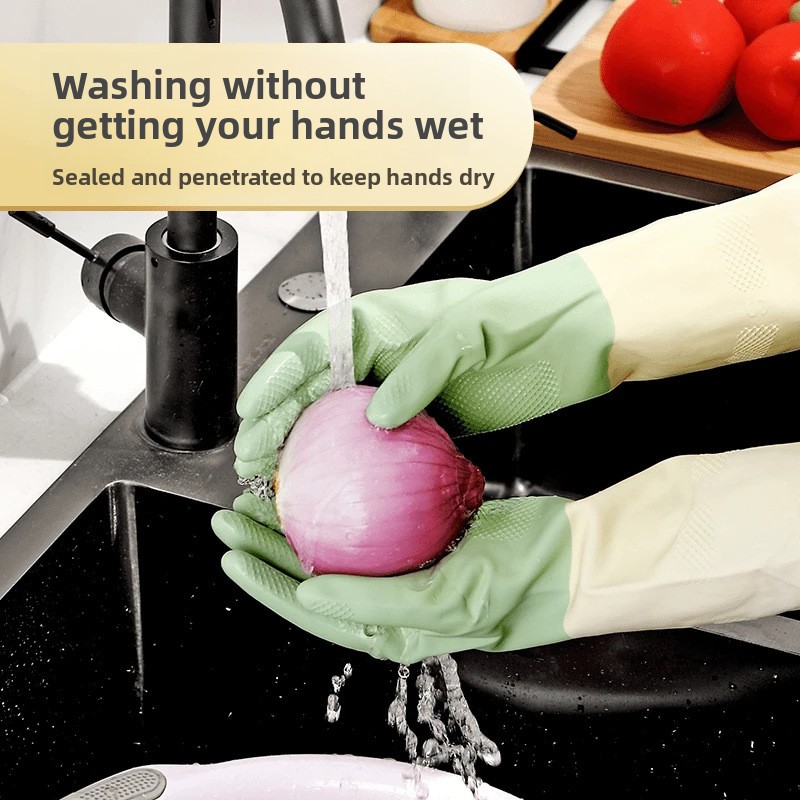 ถุงมือครัวยางลาเท็กซ์กันน้ำ ทน - Commercial Kitchen Gloves บทวิจารณ์และราคา