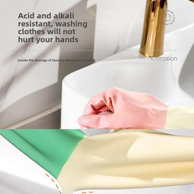 ถุงมือครัวยางลาเท็กซ์กันน้ำ ทน - Commercial Kitchen Gloves บทวิจารณ์และราคา