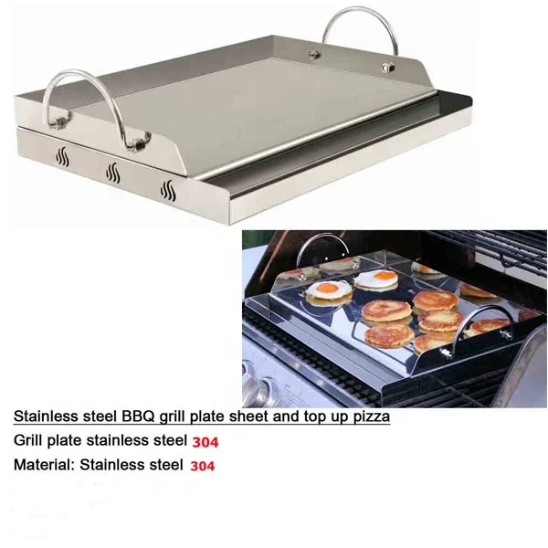 แผ่นเหล็กสแตนเลสแบบหนาสำหรับย่ - Electric Griddle Flat Top บทวิจารณ์และราคา