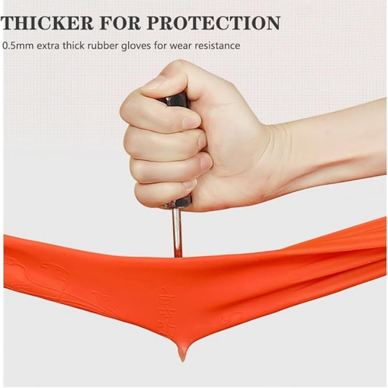 ถุงมือยางทำความสะอาดแบบยาวพิเศ - Commercial Kitchen Gloves บทวิจารณ์และราคา