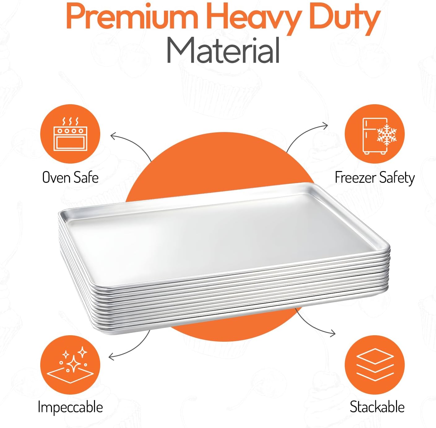 ชุดถาดอบขนมอลูมิเนียมขนาดใหญ่ส - Commercial Kitchen In Home บทวิจารณ์และราคา