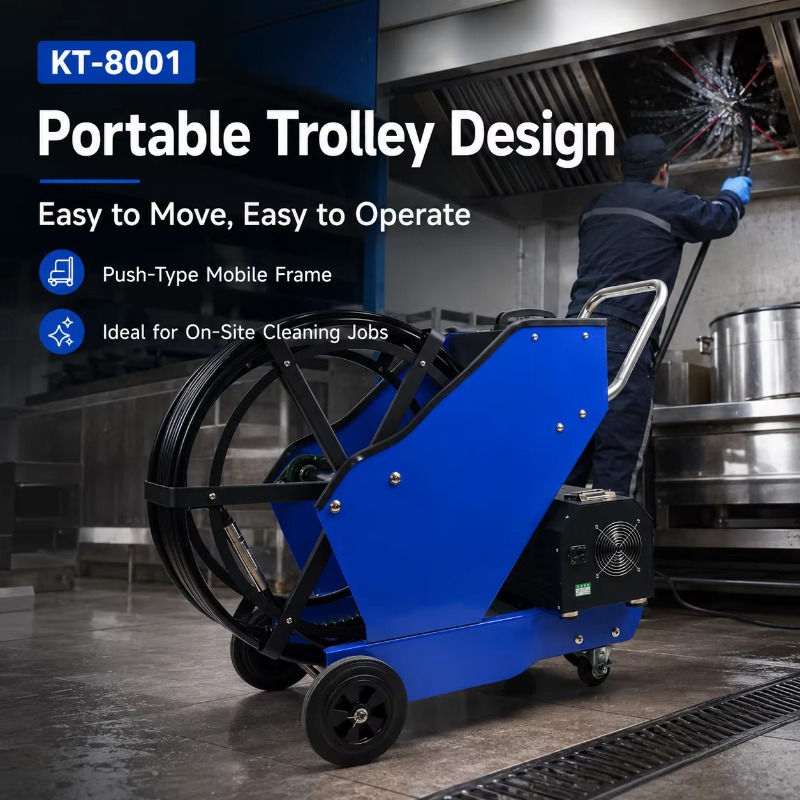 KT-8001 อุปกรณ์ทำความสะอาดท่อด - Commercial Kitchen Exhaust Cleaning บทวิจารณ์และราคา