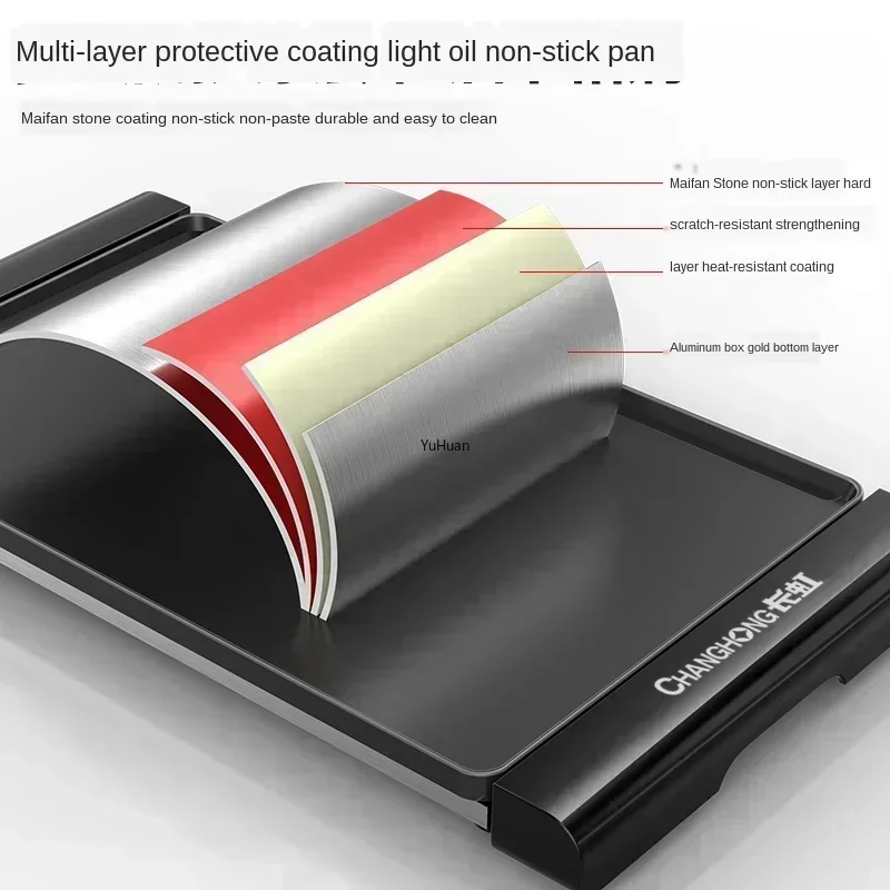 เตาปิ้งย่างไฟฟ้าขนาดใหญ่แบบไร้ - Electric Griddle Flat Top บทวิจารณ์และราคา