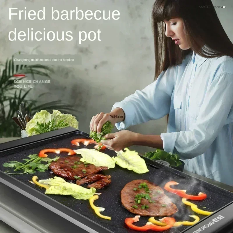 เตาปิ้งย่างไฟฟ้าขนาดใหญ่แบบไร้ - Electric Griddle Flat Top บทวิจารณ์และราคา