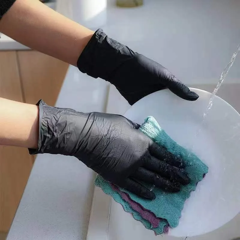 ถุงมือกันน้ําไนไตรล์แบบใช้แล้ว - Commercial Kitchen Gloves บทวิจารณ์และราคา