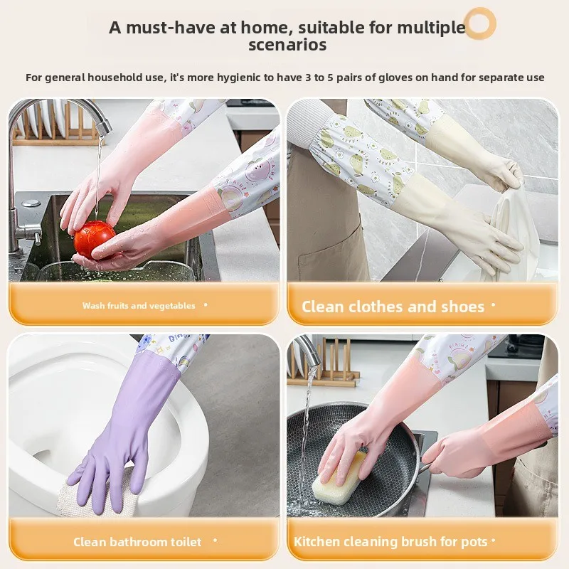 ถุงมือล้างจานกันน้ำสำหรับฤดูหน - Commercial Kitchen Gloves บทวิจารณ์และราคา