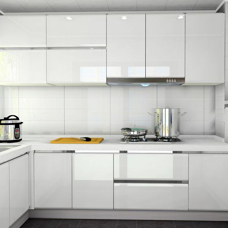 สติ๊กเกอร์ติดผนังสีขาวเงาสำหรั - Commercial Kitchen Tiles บทวิจารณ์และราคา