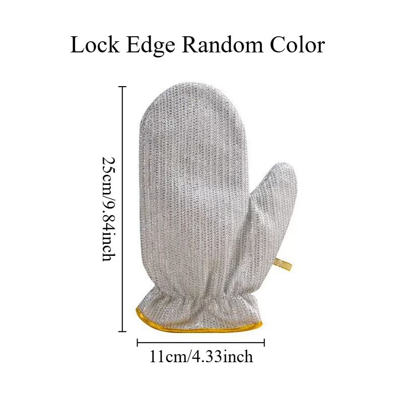 ถุงมือทำความสะอาดสีเงิน 1/2 ชิ - Commercial Kitchen Gloves บทวิจารณ์และราคา