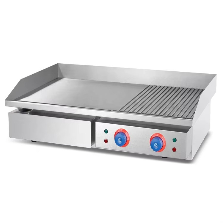 เตาไฟฟ้าแบบแผ่นเรียบขนาดใหญ่สำ - Electric Griddle Flat Top บทวิจารณ์และราคา