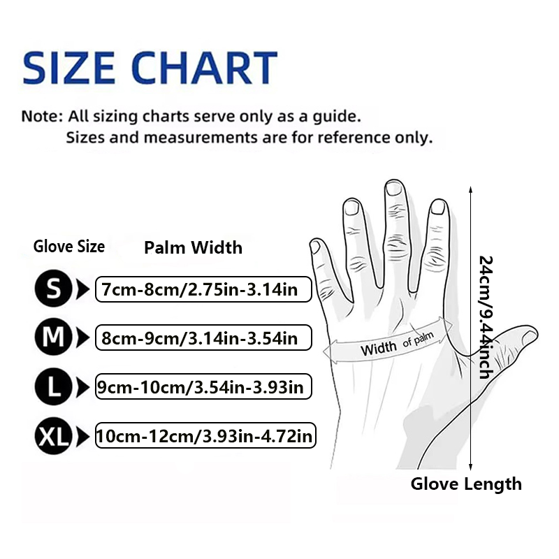 10/50/100PCS ถุงมือไนไตรล์แบบใ - Commercial Kitchen Gloves บทวิจารณ์และราคา
