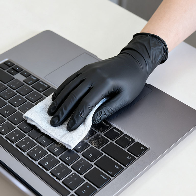 10/50/100PCS ถุงมือไนไตรล์แบบใ - Commercial Kitchen Gloves บทวิจารณ์และราคา